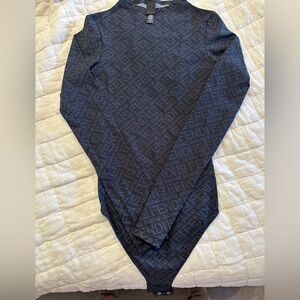 Long sleeve SKIMS FENDI bodysuit